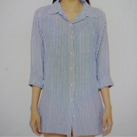 Ralph Lauren shirt swim cover up. Size small - Picture 7 of 7